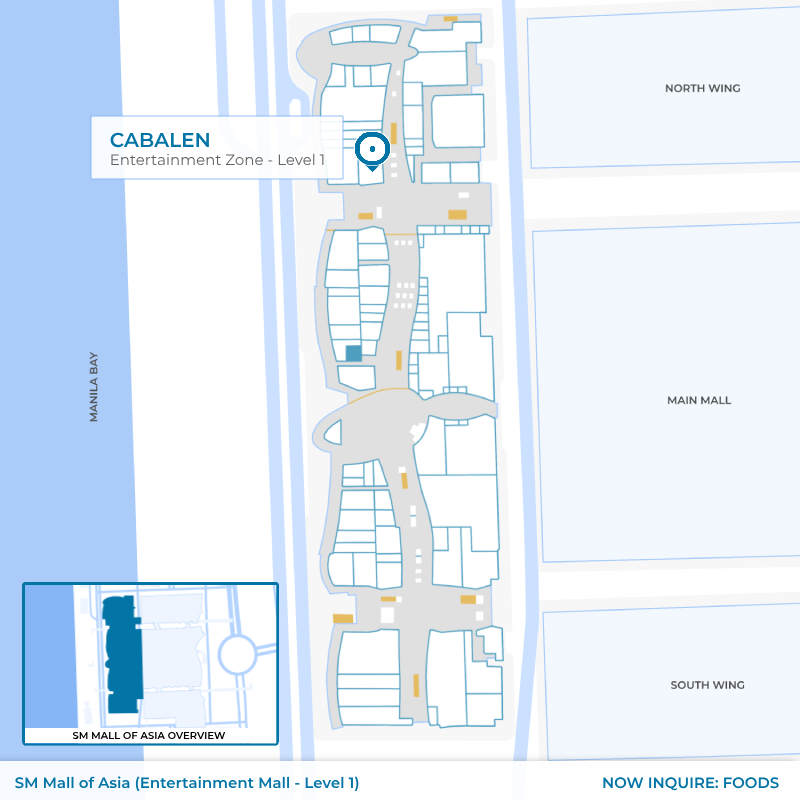 Cabalen - SM MOA - Entertainment Mall - Level 1